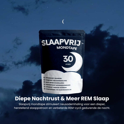 Mondtape – Vrij van snurken en mondademhaling